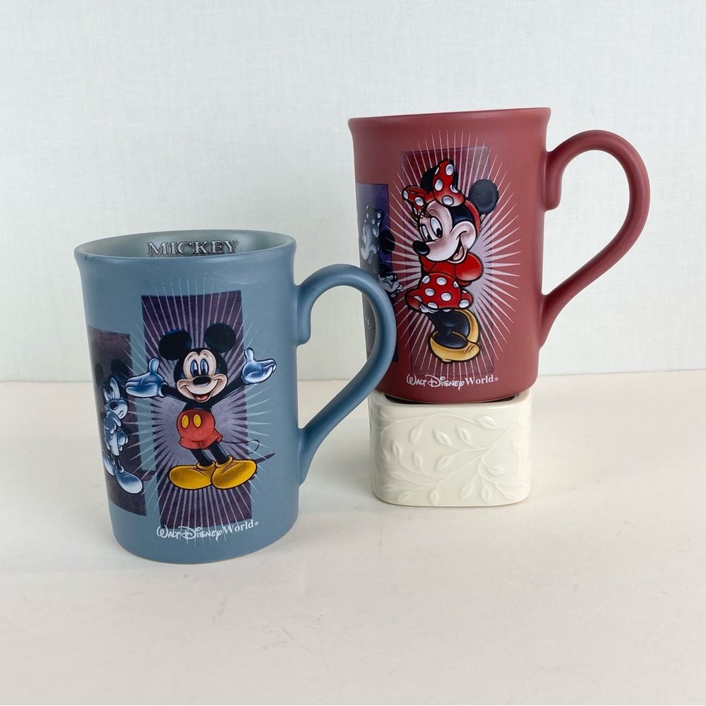 Disney Mickey and Minnie Mouse Mugs